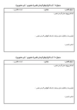 دفتر مدیریت کلاسی ( پایه سوم ) 1403-1402  فایل ورد + پی دی اف