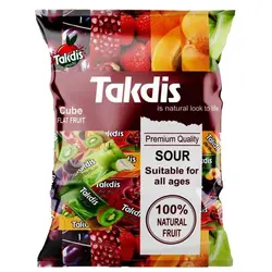 لواشک پذیرایی تاکدیس-چند میوه-1 کیلوگرم