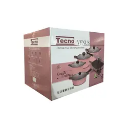 سرویس پخت و پز 19 پارچه تکنو مدل ونوسTecno kitchen and cooking utensils