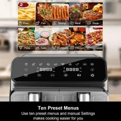 سرخ کن دوقلو بدون روغن  اسمارت مدل S-727Smart S-727 fryer