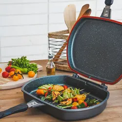 تابه رژیمی دوطرفه تکنو مدل ونوس سایز 32Tecno kitchen and cooking utensils