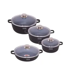 سرویس پخت و پز 8 پارچه فورته مدل سرینا Serina-GForte Serina Pot Set_8 PCS