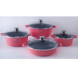سرویس پخت و پز 8 پارچه فورته مدل سرینا Serina-GForte Serina Pot Set_8 PCS