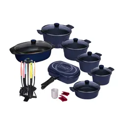 سرویس پخت و پز 24 پارچه تکنو مدل ونوسTecno kitchen and cooking utensils