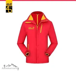 کاپشن کوهنوردی دولایه ضدآب و پلار جک ولف اسکین