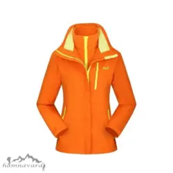 کاپشن کوهنوردی دولایه ضدآب و پلار جک ولف اسکین