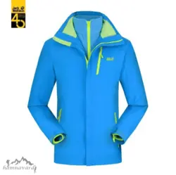 کاپشن کوهنوردی دولایه ضدآب و پلار جک ولف اسکین