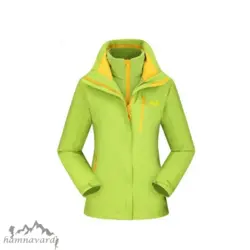 کاپشن کوهنوردی دولایه ضدآب و پلار جک ولف اسکین