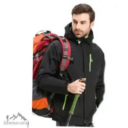 کاپشن کوهنوردی دولایه ضدآب و پلار جک ولف اسکین