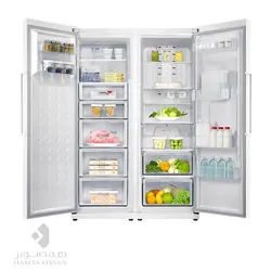یخچال فریزر دوقلو بلانتون مدل BAM-RE-FR2021 - اینوکس