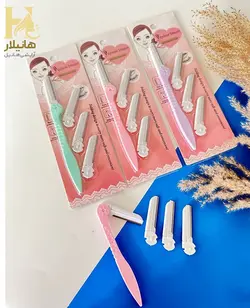 تیغ اصلاح ابرو 4 یدک دسته دار