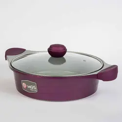 ماهیتابه درب دار سایز 28 طرح کره ای - هانیمان