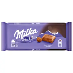 شکلات کرم فندقی میلکا 100گرم