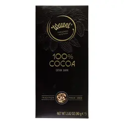 شکلات اکسترا تلخ تخته ای Wawel واول 100 درصد وزن 100 گرم