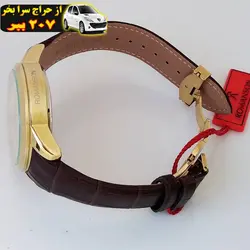 ساعت مچی عقربه‌ای مردانه رومانسون مدل کرنوگراف سه موتورفعال بندچرمی تاریخ شمار کد ۴۷