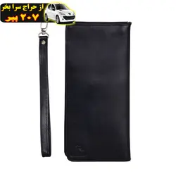 کیف دسته چک چرم بارز مدل DM76