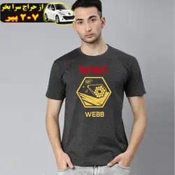 تی شرت آستین کوتاه مردانه مدل تلسکوپ فضایی جیمز وب ناسا T603