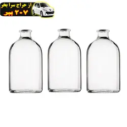 گلدان طرح ویال 1G1-2 بسته 3 عددی محصول82702