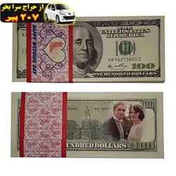 اسکناس تزیینی طرح دلار شماره 2 بسته 100 عددی محصول81757