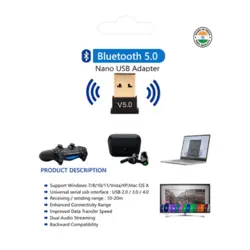 دانگل بلوتوث برای دسته بازی PS4 و PS3 و PC