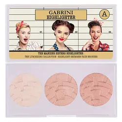 پالت هایلایتر سه عددی سری A گابرینیGabrini highlighter palette