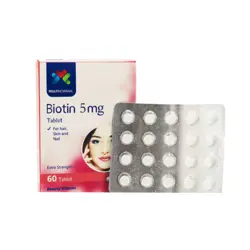 بیوتین 5 میلی گرمی مولتی نرمال 60عددی