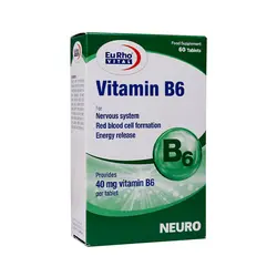 ویتامین ب6 یوروویتال 60عددی
