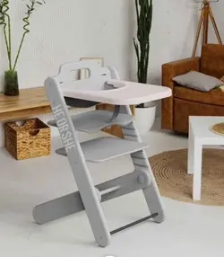 صندلی غذاخوری کودک هی اور شی رنگ صورتی HEORSHE