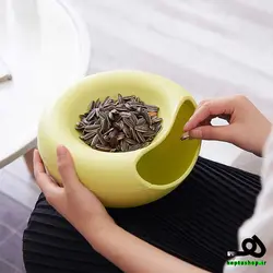 ظرف تخمه (تخمه خوری)| ظرف آجیل | ظرف تنقلات از جنس پلاستیکSeed and nut container
