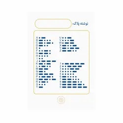 دستبند کد مورس نقره