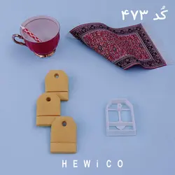 قالب شیرینی تی بگ کد 473