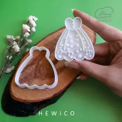 قالب شیرینی | فوندانت | بیسکوییت عروس و داماد کد 383