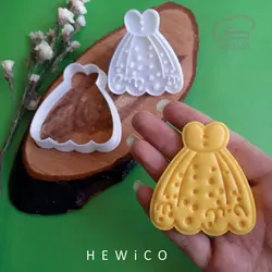 قالب شیرینی | فوندانت | بیسکوییت عروس و داماد کد 383