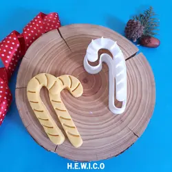 قالب شیرینی کریسمس طرح عصا کد-407