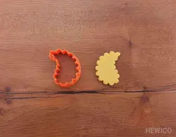 قالب شیرینی طرح بته جقه ساده کد-103