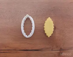 قالب شیرینی طرح بادامی کد100