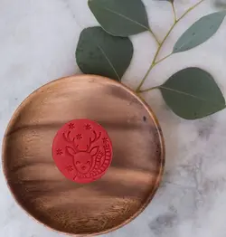 قالب شیرینی طرح گوزن کریسمسی کد 341