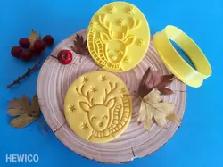 قالب شیرینی طرح گوزن کریسمسی کد 341