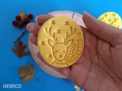 قالب شیرینی طرح گوزن کریسمسی کد 341