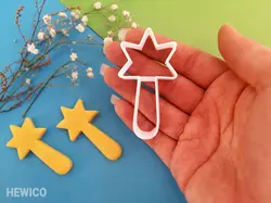 قالب شیرینی طرح ستاره دنباله دار کد 359