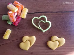 قالب شیرینی طرح قلب عشقولانه کد 350