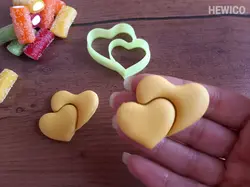 قالب شیرینی طرح قلب عشقولانه کد 350