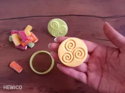 قالب شیرینی پزی طرح دایره رویا کد-352