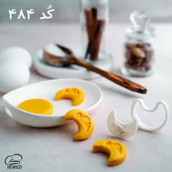 قالب شیرینی طرح ماه گل کد 484
