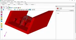 شبیه‌سازی جریان در سرریز کلید پیانویی با استفاده از نرم افزار FLOW3D