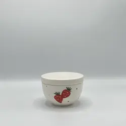 ظرف مربا طرح توت فرنگي