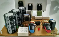 منبع تغذیه خطی 5A ،LM324، با تنظیم ولتاژ و جریان | توان عالی