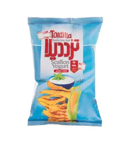 چیپس برگه ذرت با طعم ماست موسیر تردیلا (100 گرمی)