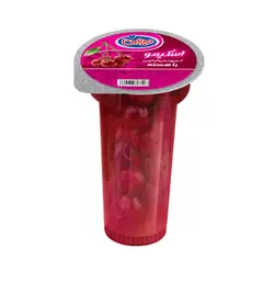 بستنی لیوانی یخی با میوه آلبالو هسته‌دار و گلپر اسکیمو میهن (125 گرمی)