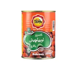 کنسرو لوبیا چیتی با قارچ بهروز (380 گرمی)